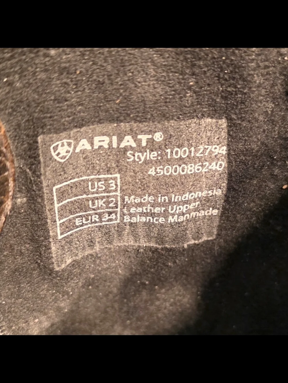Ariat Kids Tombstone Square Toe Western Boots